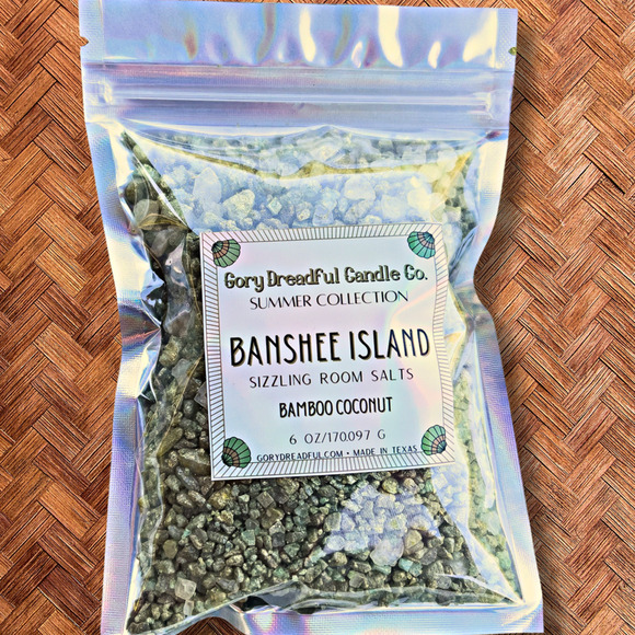 Banshee Island Sizzling Room Salt Crystal Potpourri: Bamboo & Coconut Scent - Picture 3 of 11